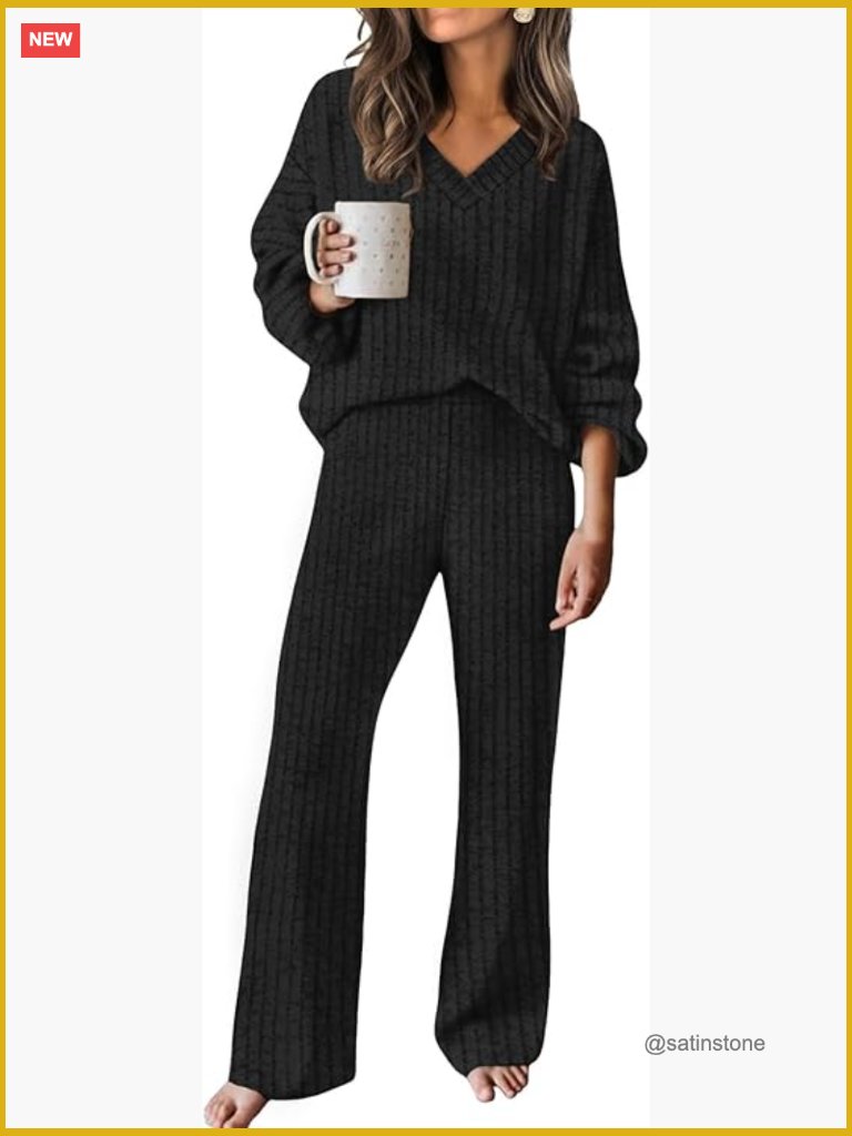 Women's Matching Track Suit Sweater Pant Set Lounge Outfit S-2xl